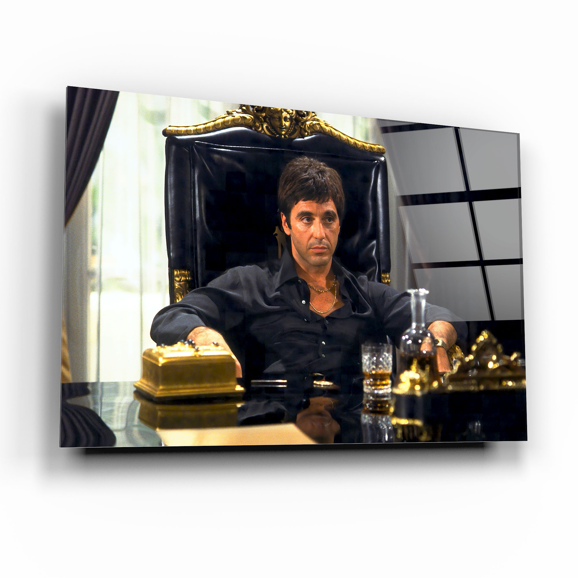 Tony Montana Kırılmaz Cam Tablo