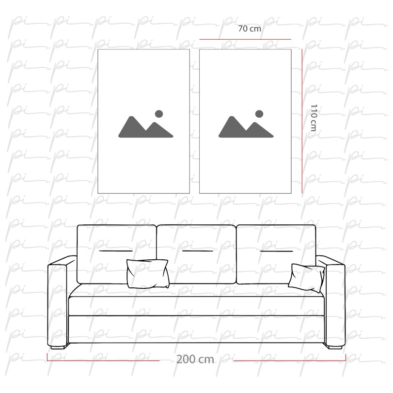 Kadın Portre Double Cam Tablo