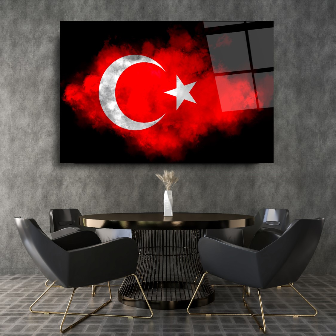 Bayrak Cam Tablo