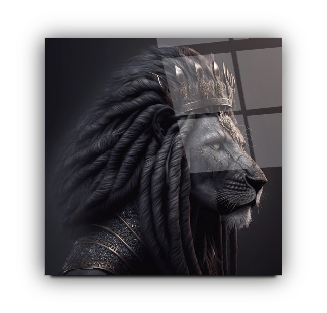Aslan Cam Tablo 
