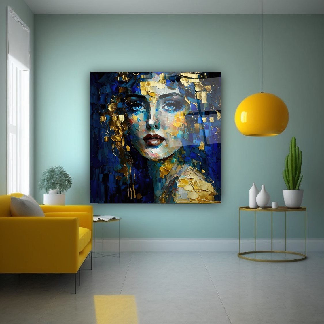 Kadın Cam Tablo