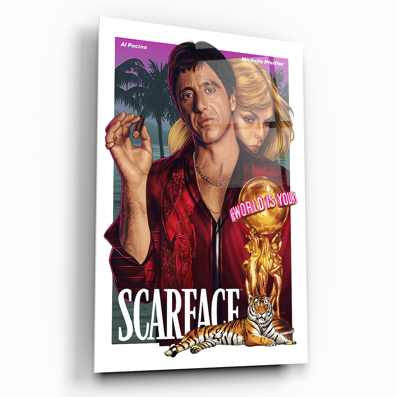 Scarface Tony Montana Cam Tablo