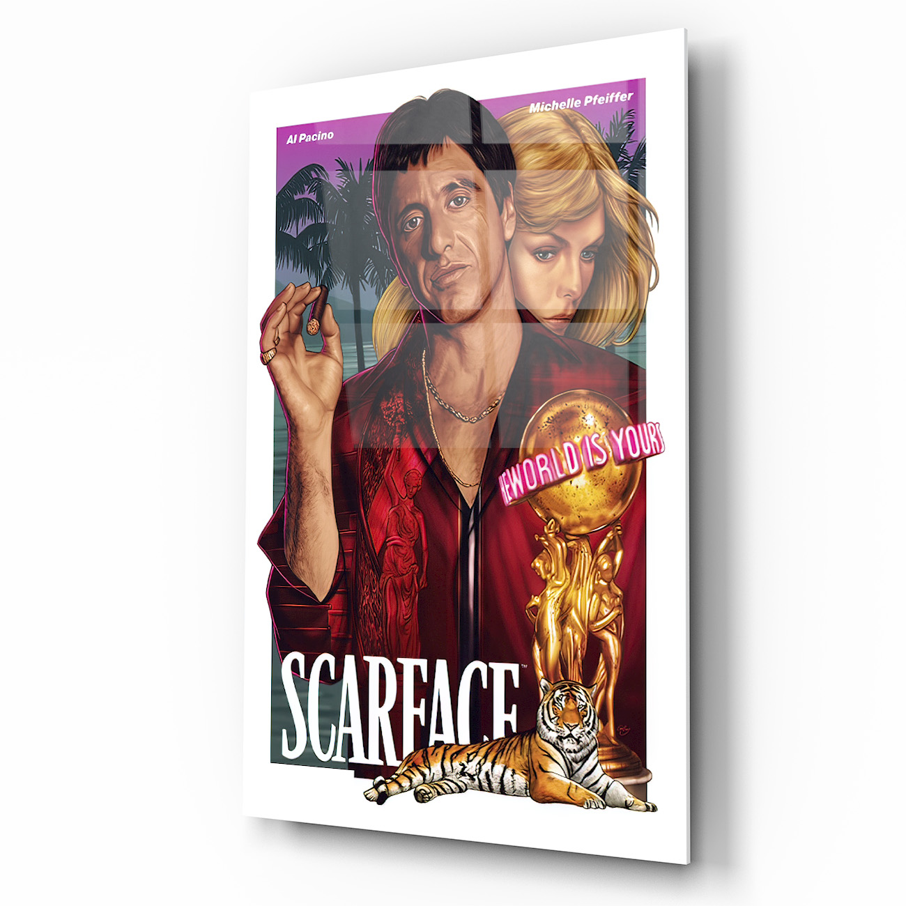 Scarface Tony Montana Cam Tablo