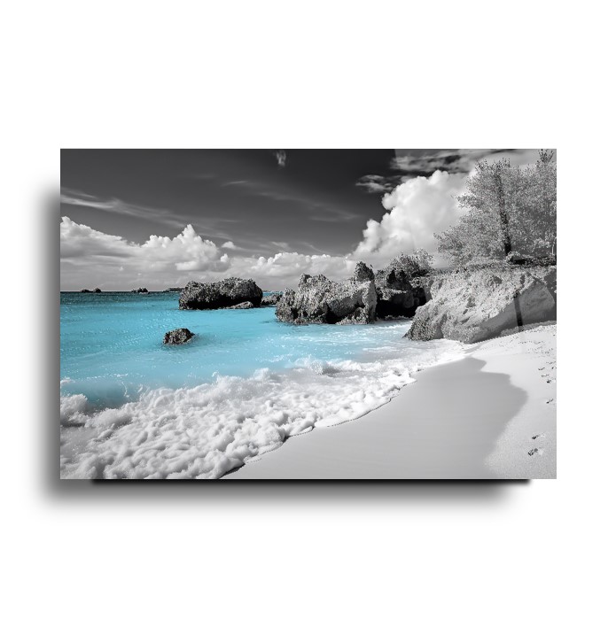 Deniz Manzarası  Cam Tablo