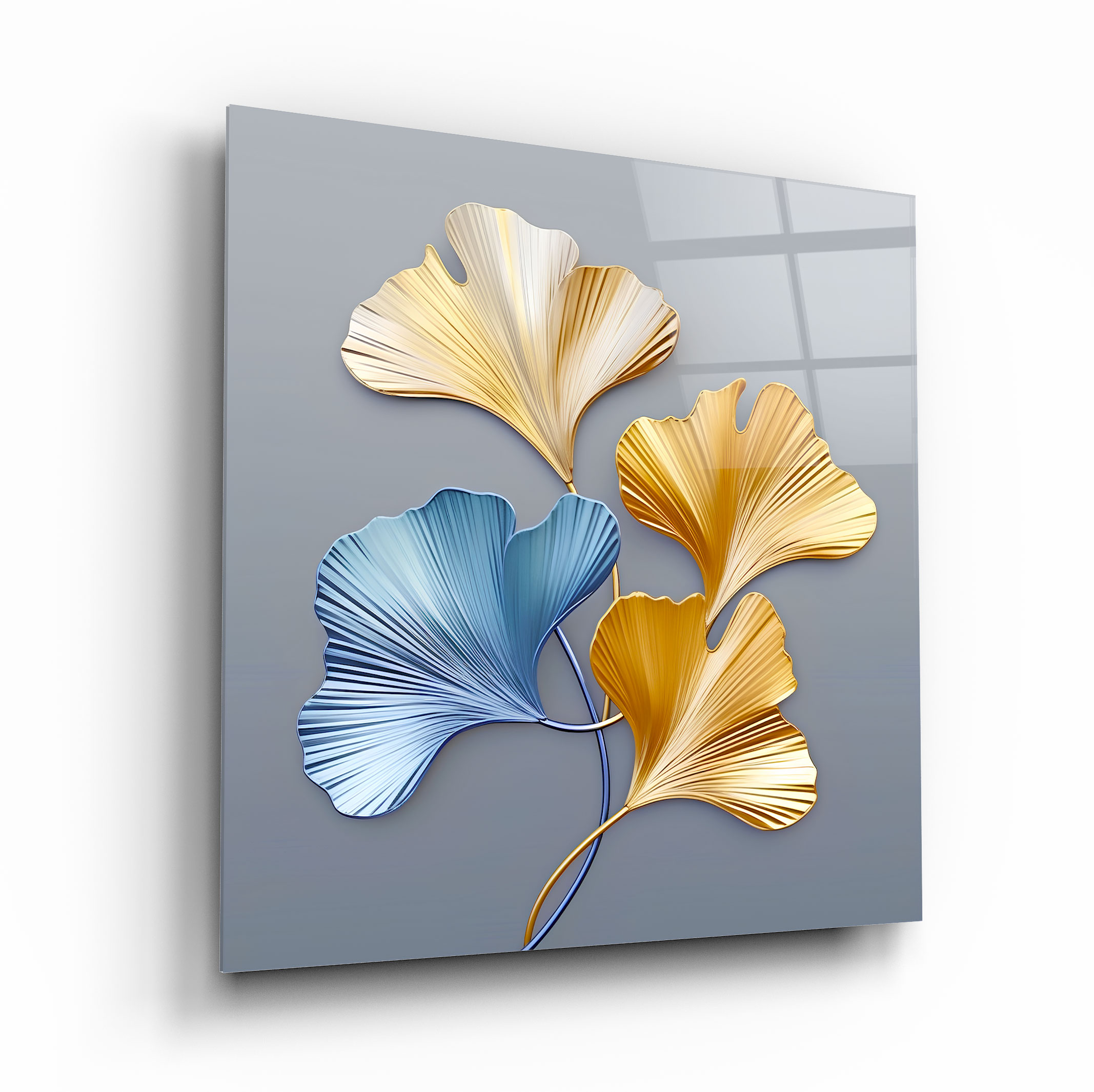 Çiçekler Cam Tablo