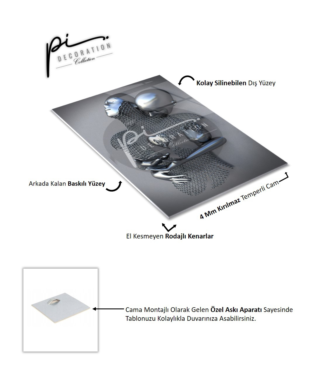 Metal Bedenler Double Cam Tablo Seti