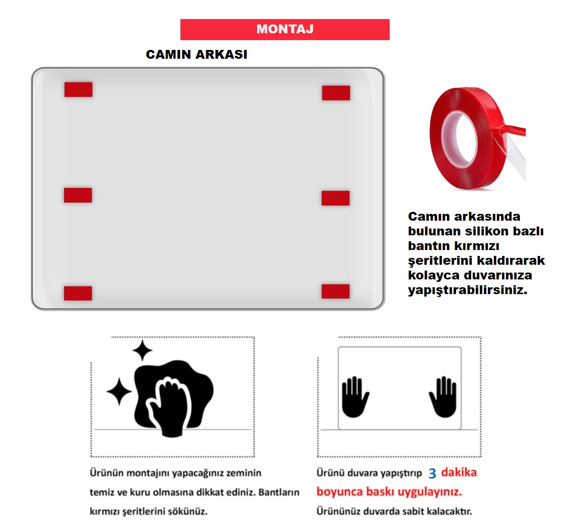 Soyut Ocak Arkası Cam Koruyucu