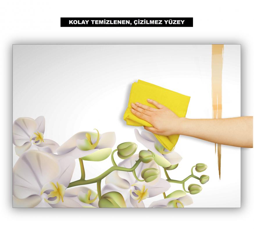 Çiçek Ocak Arkası Cam Koruyucu