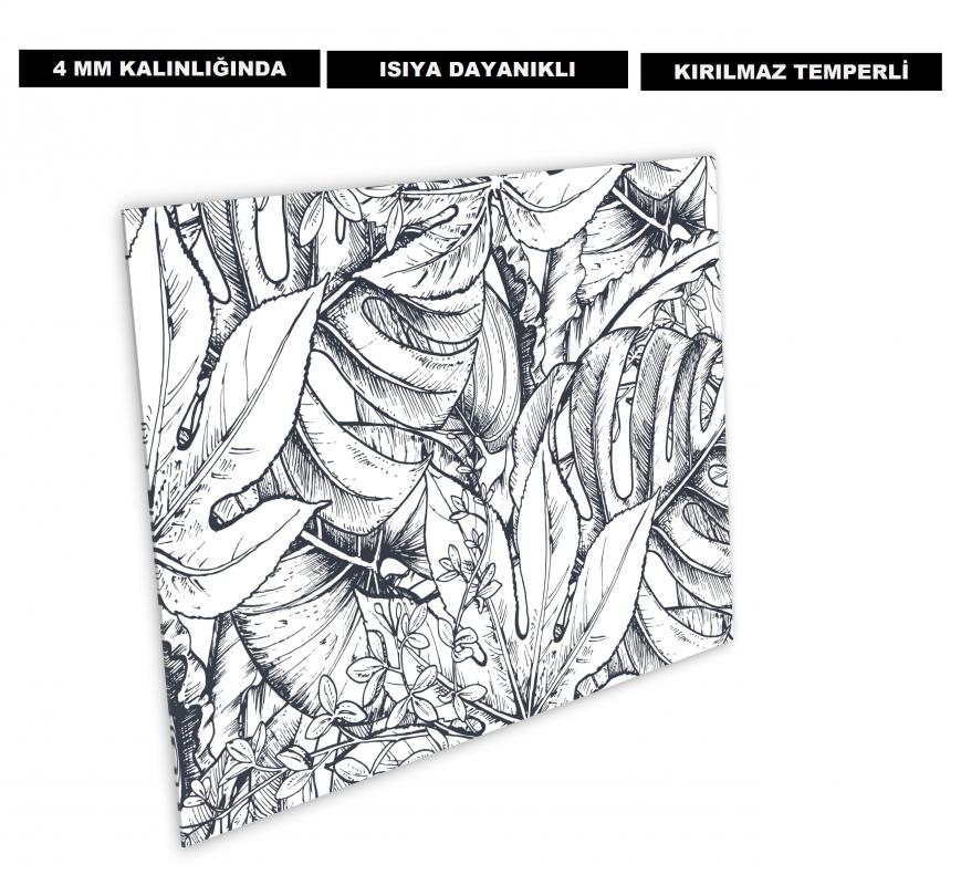 Yaprak Ocak Arkası Cam Koruyucu