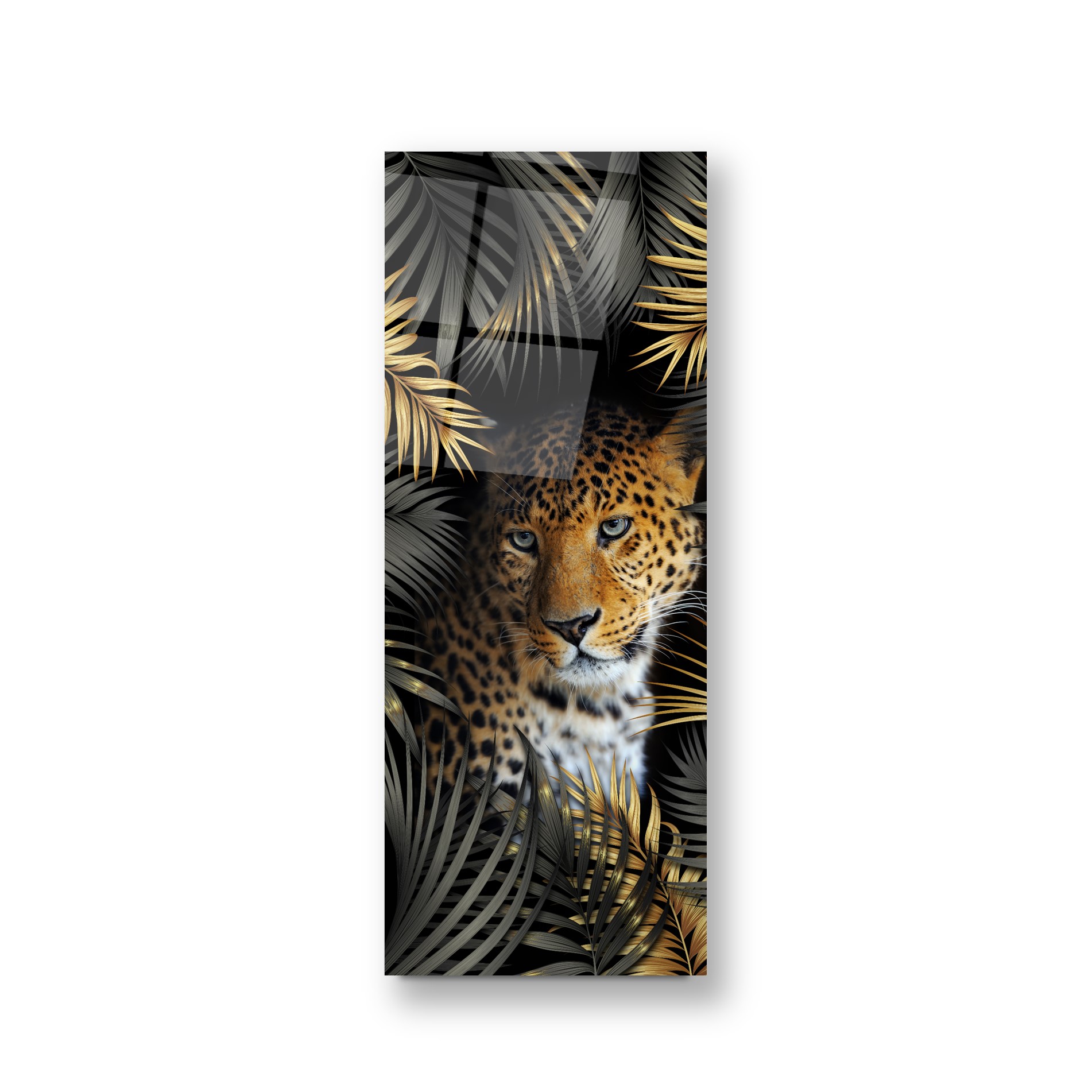 Leopar Panoramik Cam Tablo