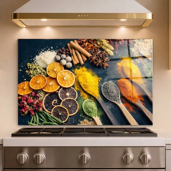 Baharatlı Ocak Arkası Cam Koruyucu