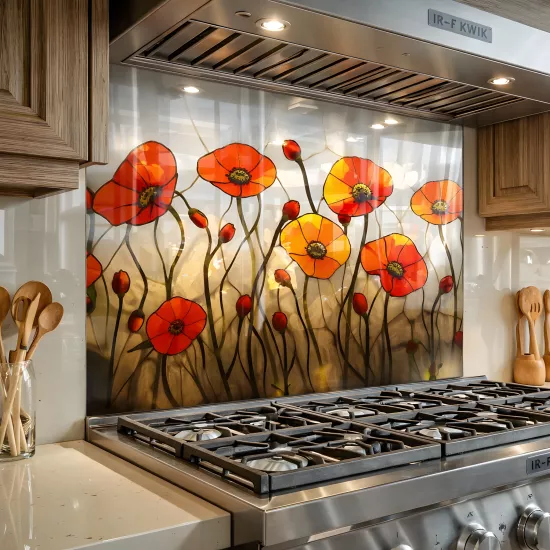 Gelincik Ocak Arkası Cam Koruyucu