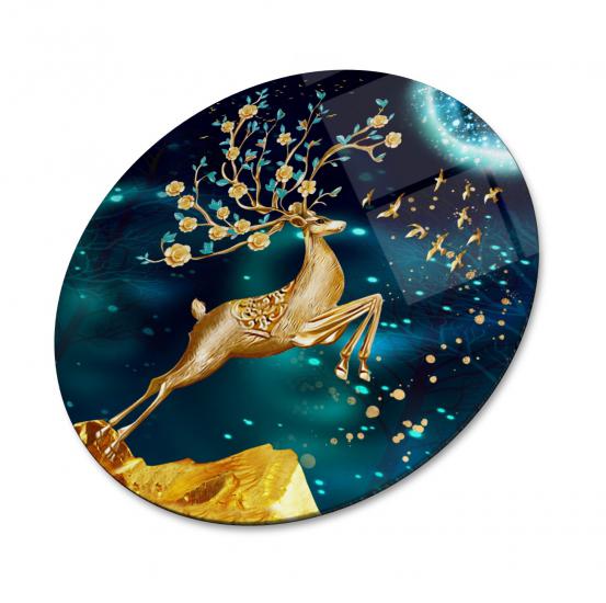 UV BASKI YUVARLAK CAM TABLOLAR