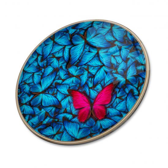 UV BASKI YUVARLAK CAM TABLOLAR