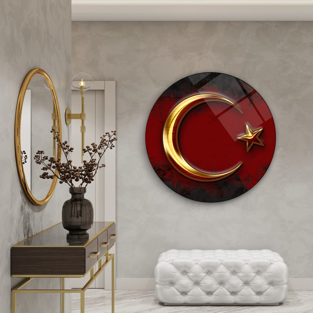 Bayrak Cam Tablo
