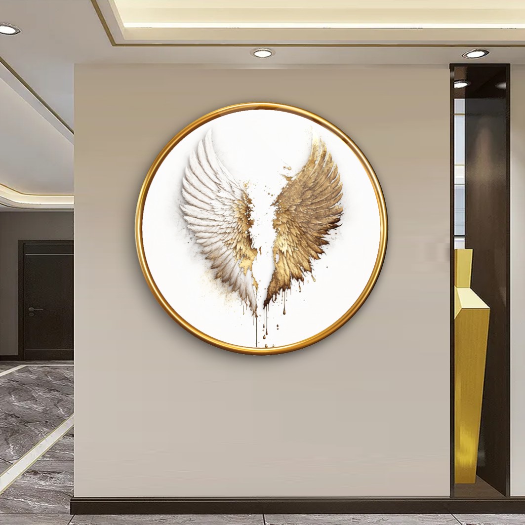 Kanat Yuvarlak Cam Tablo